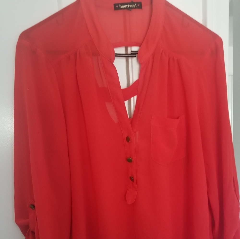 Orange Blouse